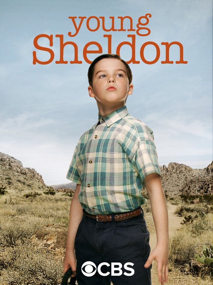 Young Sheldon poster and titles 1