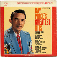 Ray Price – <cite>Ray Price’s Greatest Hits</cite> album art