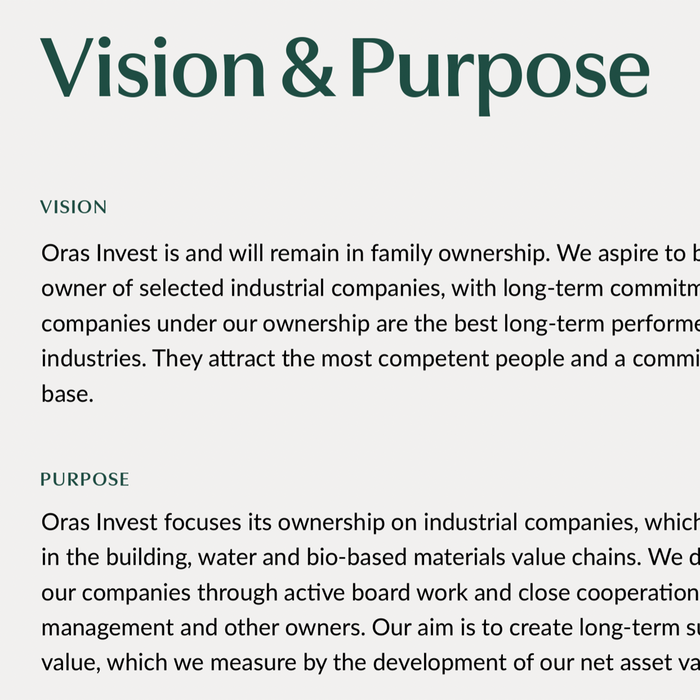 Oras Invest website 6