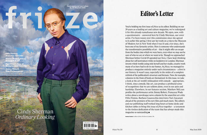 frieze magazine, 2020 redesign 2