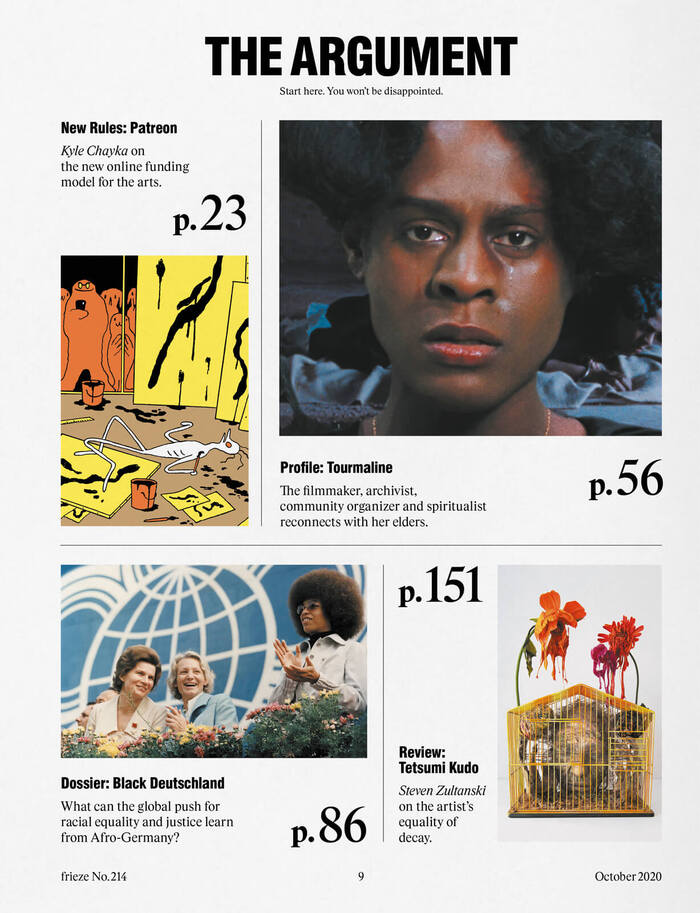 frieze magazine, 2020 redesign 6