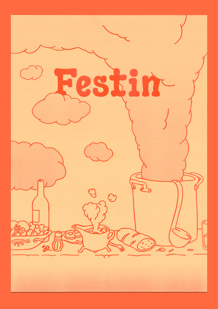 Risograph printed poster