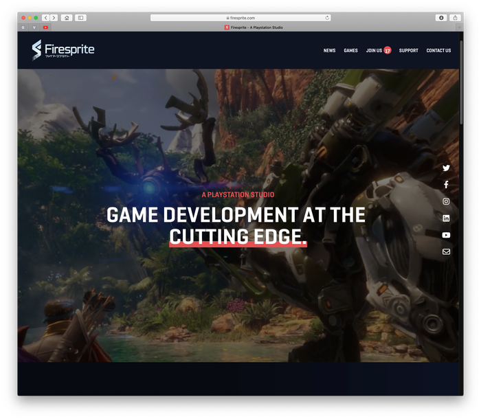 Firesprite website 6