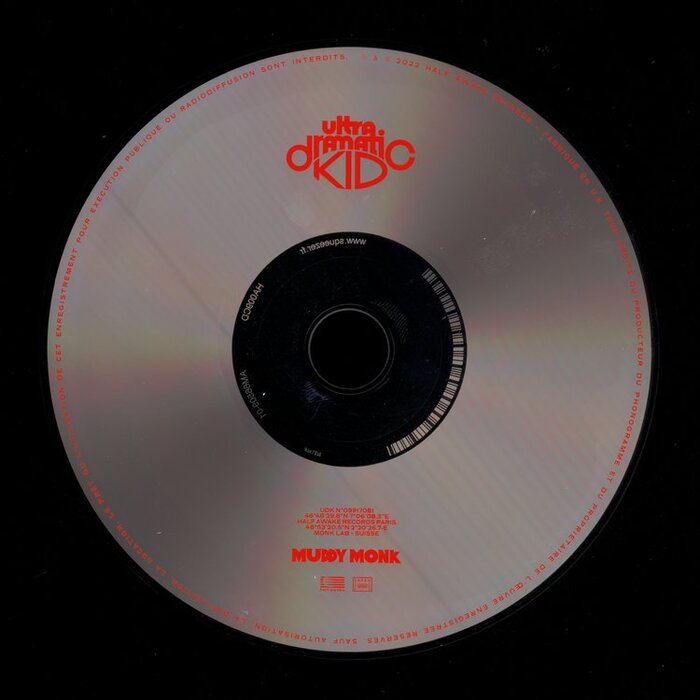 Muddy Monk – Ultra Dramatic Kid album art - Fonts In Use