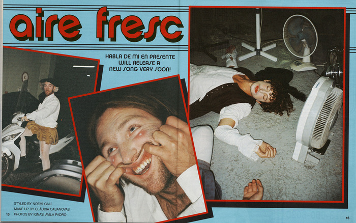 Habla de Mí en Presente – “Aire fresc” single cover and promotion 2
