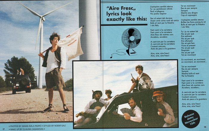 Habla de Mí en Presente – “Aire fresc” single cover and promotion 3
