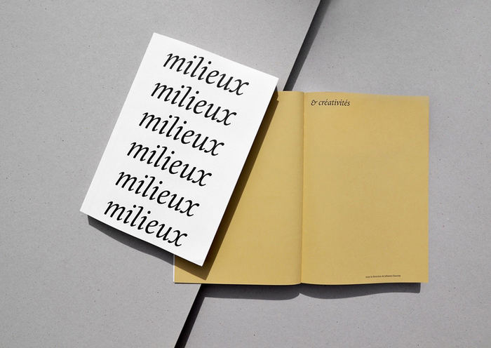 Milieux &amp; créativités 1