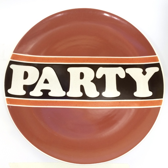 Mikasa “Party Brown” plate 1