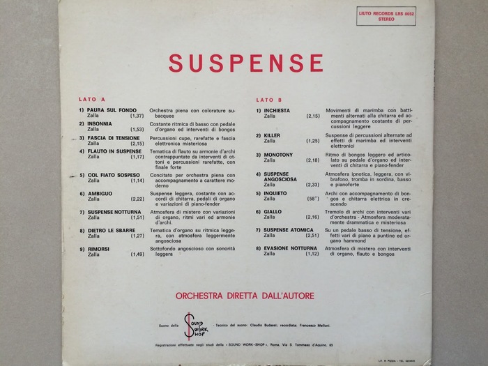 Piero Umiliani – Suspense album art 2