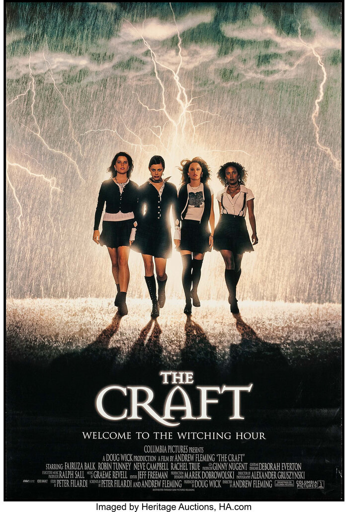 The Craft movie poster and title sequence 1