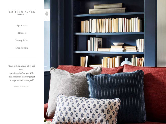 Kristin Peake Interiors website 2