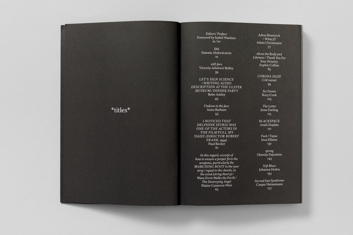 Intertitles by Jess Chandler, Aimee Selby, Hana Noorali &amp; Lynton Talbot (eds.) 2