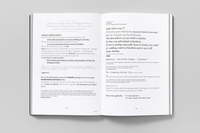 The staged typography in this section uses ,  (slightly tracked), and what appears to be .
