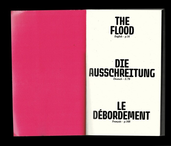 The Flood / Die Ausschreitung / Le Débordement by Clay A.D. 3