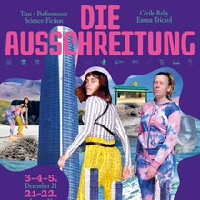 <cite>Die Ausschreitung</cite> at Ballhaus Ost poster