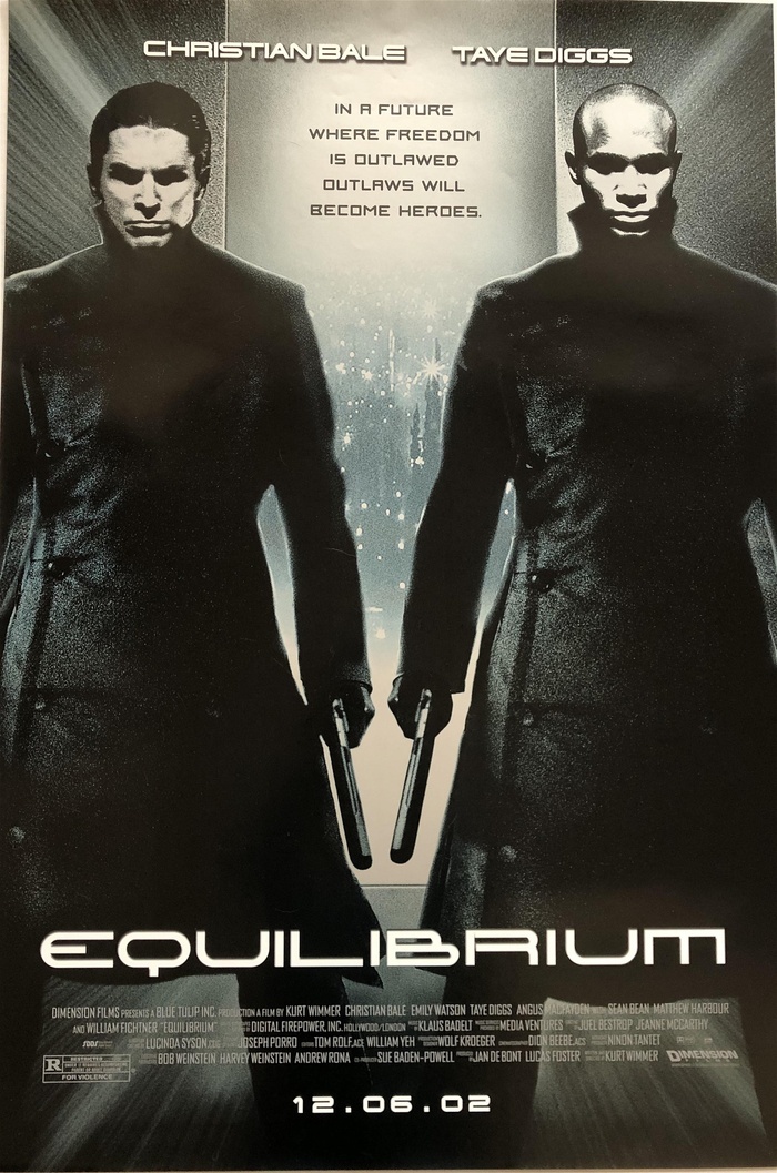 Equilibrium movie posters 1