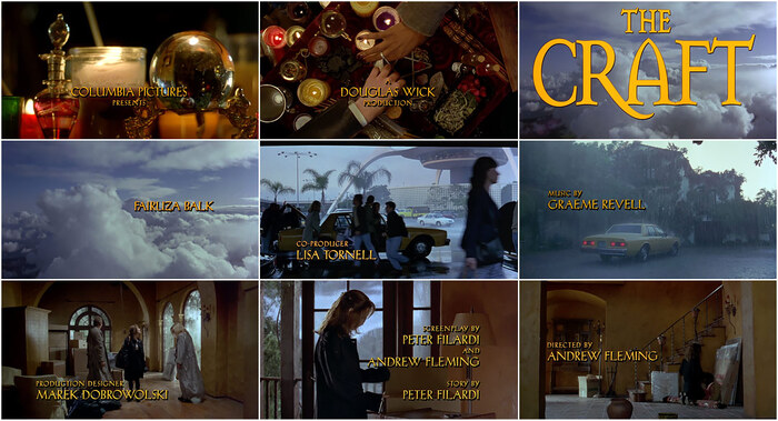 The Craft movie poster and title sequence 2