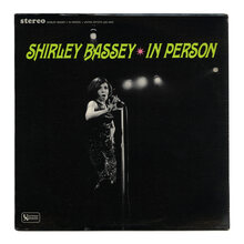 Shirley Bassey – <cite>In Person</cite> album art