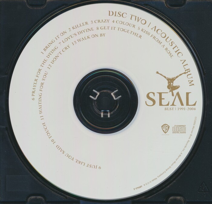 Disc two, with text set in Retrospecta and FF DIN