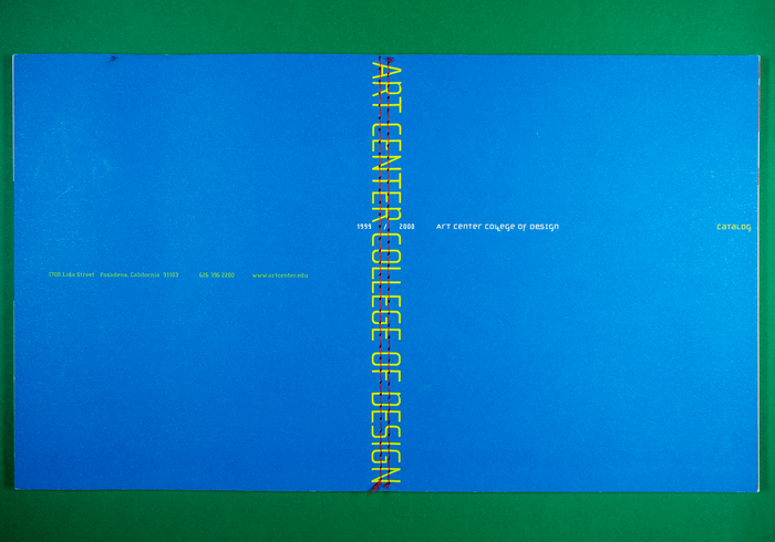 Art Center College of Design, 1999/2000 catalog 9