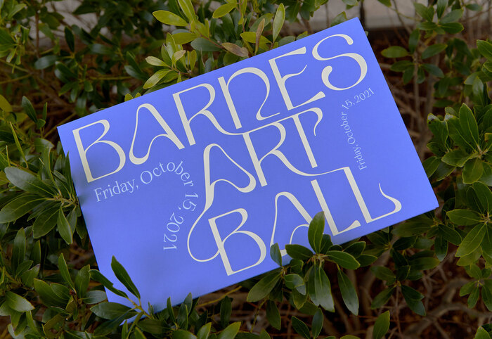 Barnes Art Ball 2021 invitation 1