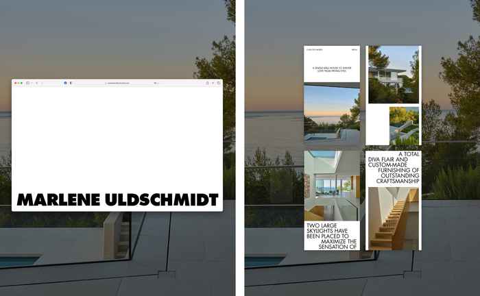 Marlene Uldschmidt portfolio website 2
