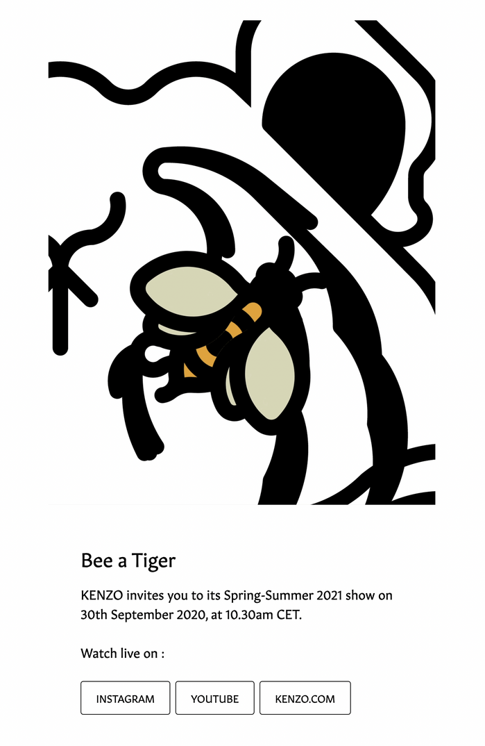 KENZO, “Bee A Tiger” 8