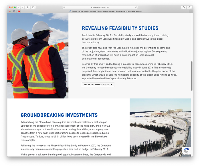 Minerai de fer Québec 6