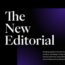 The New Editorial website