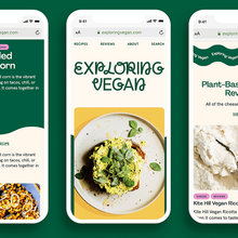 Exploring Vegan website