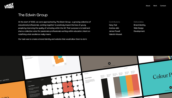 Likely Story portfolio website 5