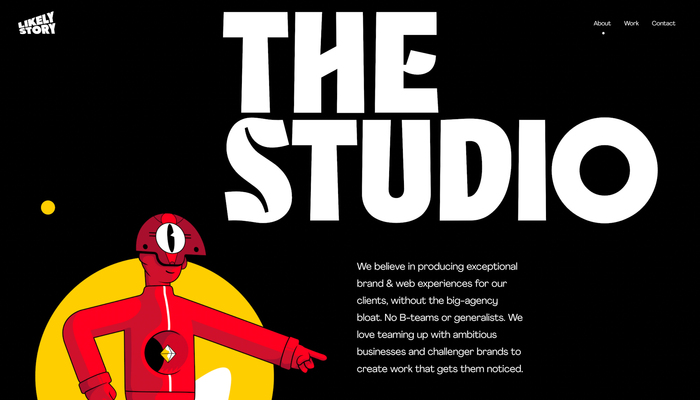 Likely Story portfolio website 4
