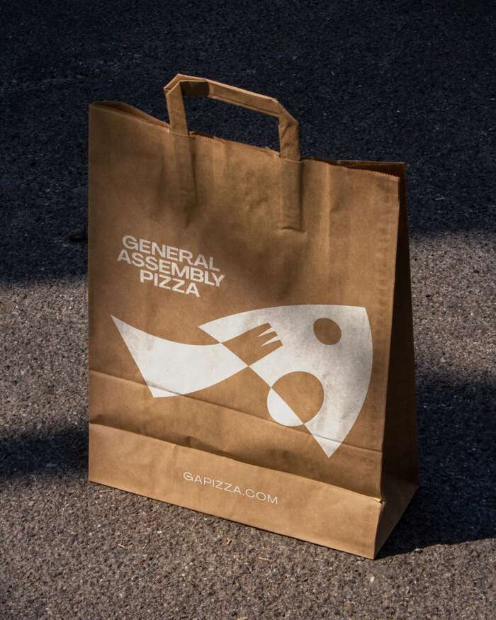 General Assembly Pizza brand identity and website 3