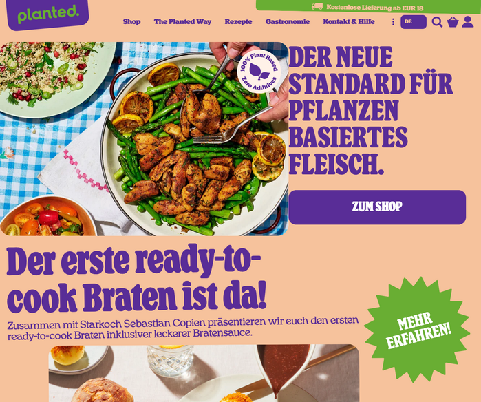Homepage detail (German)