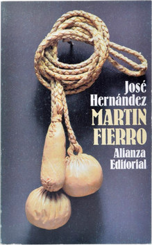 <cite>Martín Fierro</cite> by José Hernández (Alianza)