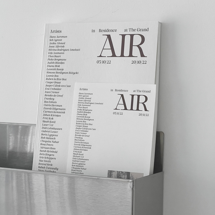 AIR: Artists in Residence at the Grand 1