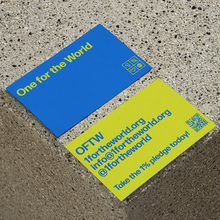 One for the World visual identity