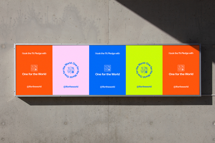 One for the World visual identity 4