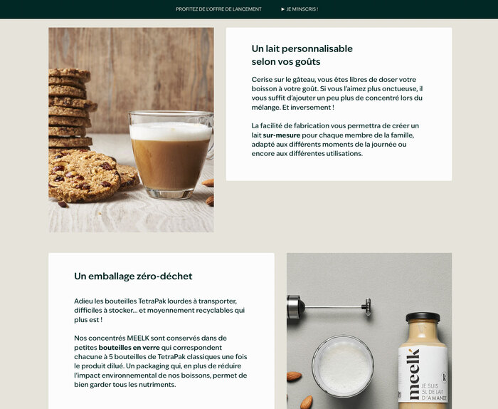 meelk website 5