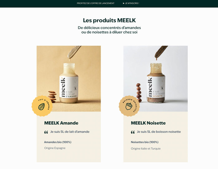 meelk website 6
