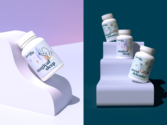 Nourish Well brand and packaging design 5
