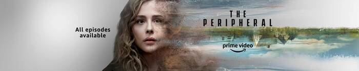 Key art for The Peripheral with Vanguard CF and Amazon Ember in use