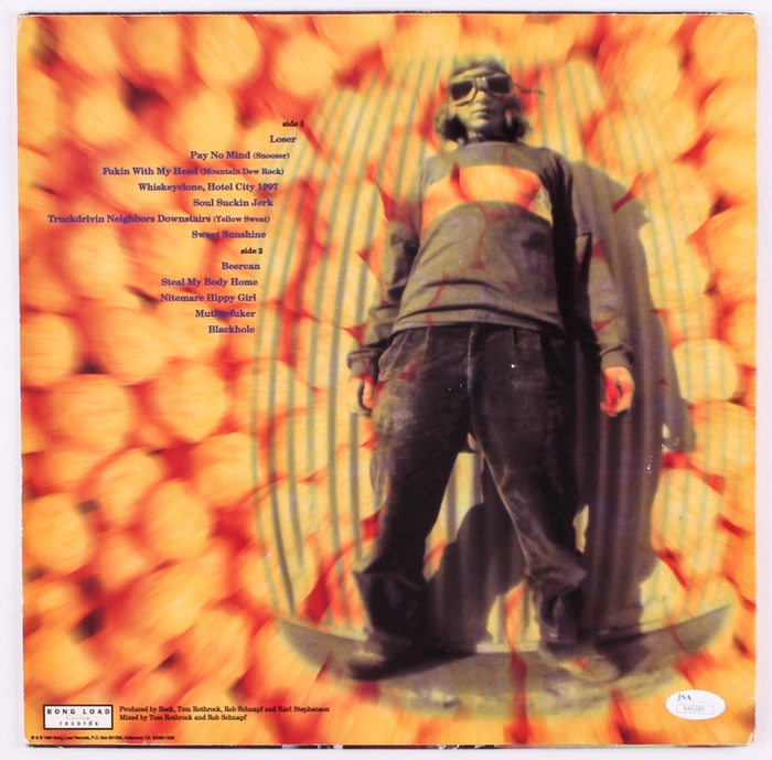 Back cover (vinyl)