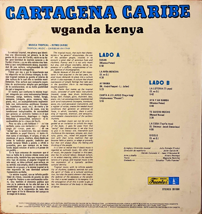 Wganda Kenya – Cartagena Caribe album art 7
