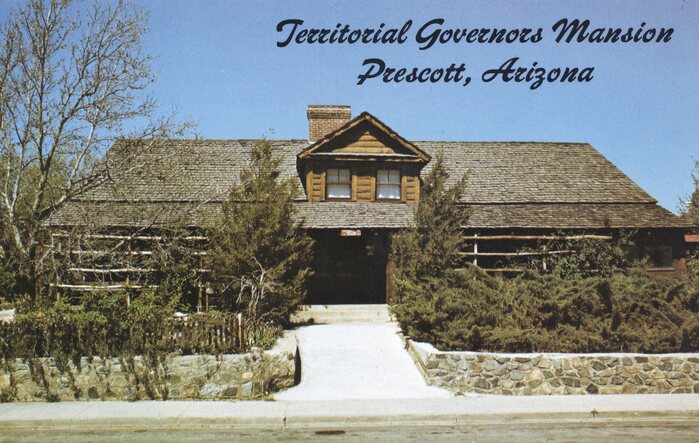 Territorial Governors Mansion postcard