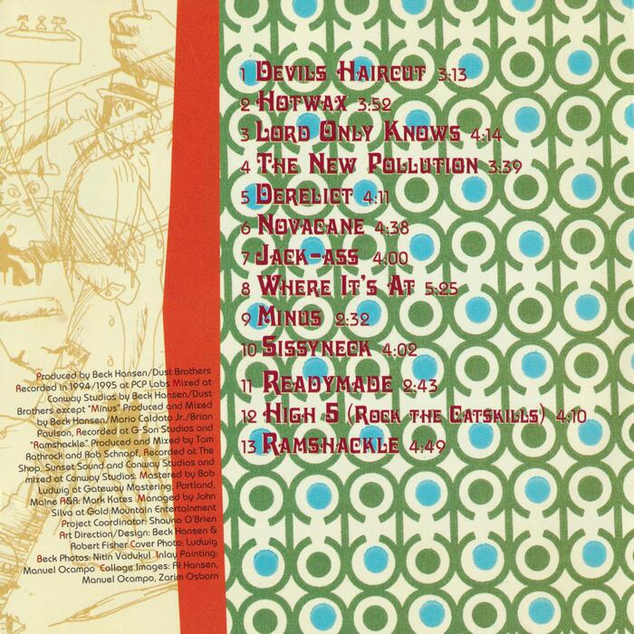 Inlay with track list