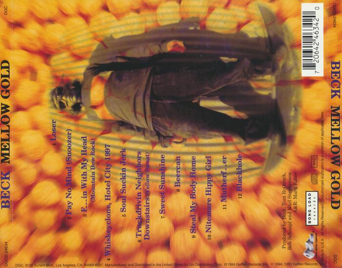 Back cover (CD)