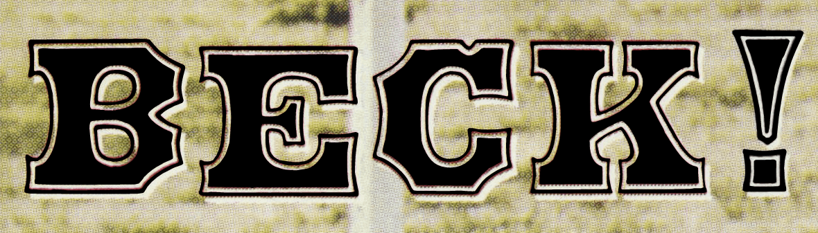 A visual comparison of the album title with a resetting in the digital Antique Tuscan Contour Wood (Alan Jay Prescott, 1996) is inconclusive. I was able to come very close, but in addition to adjusting the spacing and shifting the baseline, this required slightly different font sizes for each glyph, plus some squeezing for the K. I&rsquo;m still seeing minute differences, but I&rsquo;m not sure if these are caused by the reproduction. One thing&rsquo;s for sure: Prescott&rsquo;s digitization stays very close to the showing in American Wood Type, and preserves even small blemishes like the notch at the top right serif of the K&rsquo;s stem.