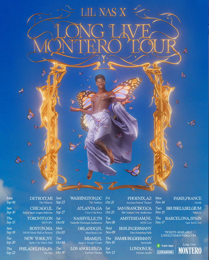 Lil Nas X – Long Live Montero tour artwork 7