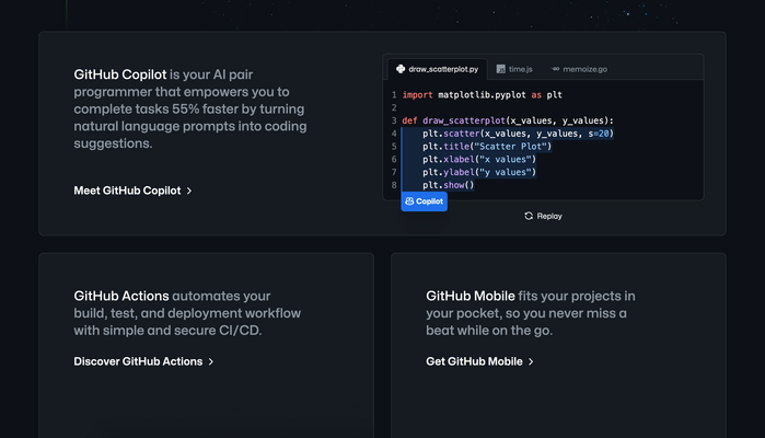 GitHub homepage (2022) 4
